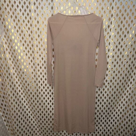 NWT Nude dress with slit and cutout sundress size L - Picture 2 of 5